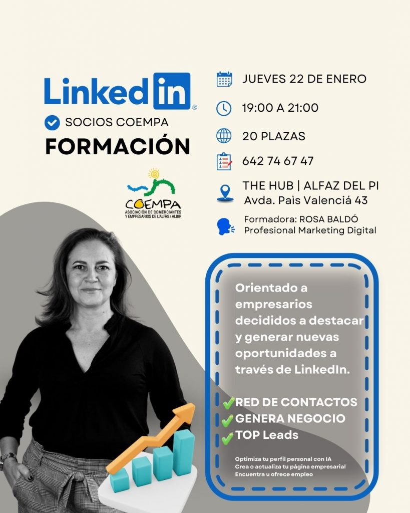 Cartel COEMPA Linkedln